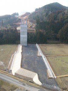 丹波綾部道路瀧谷高架橋橋脚工事