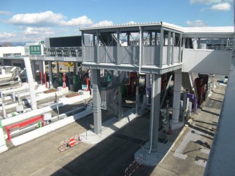 名神高速道路　京都南IC料金所管理用通路新築工事