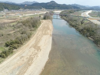 川北地区中流河道掘削工事